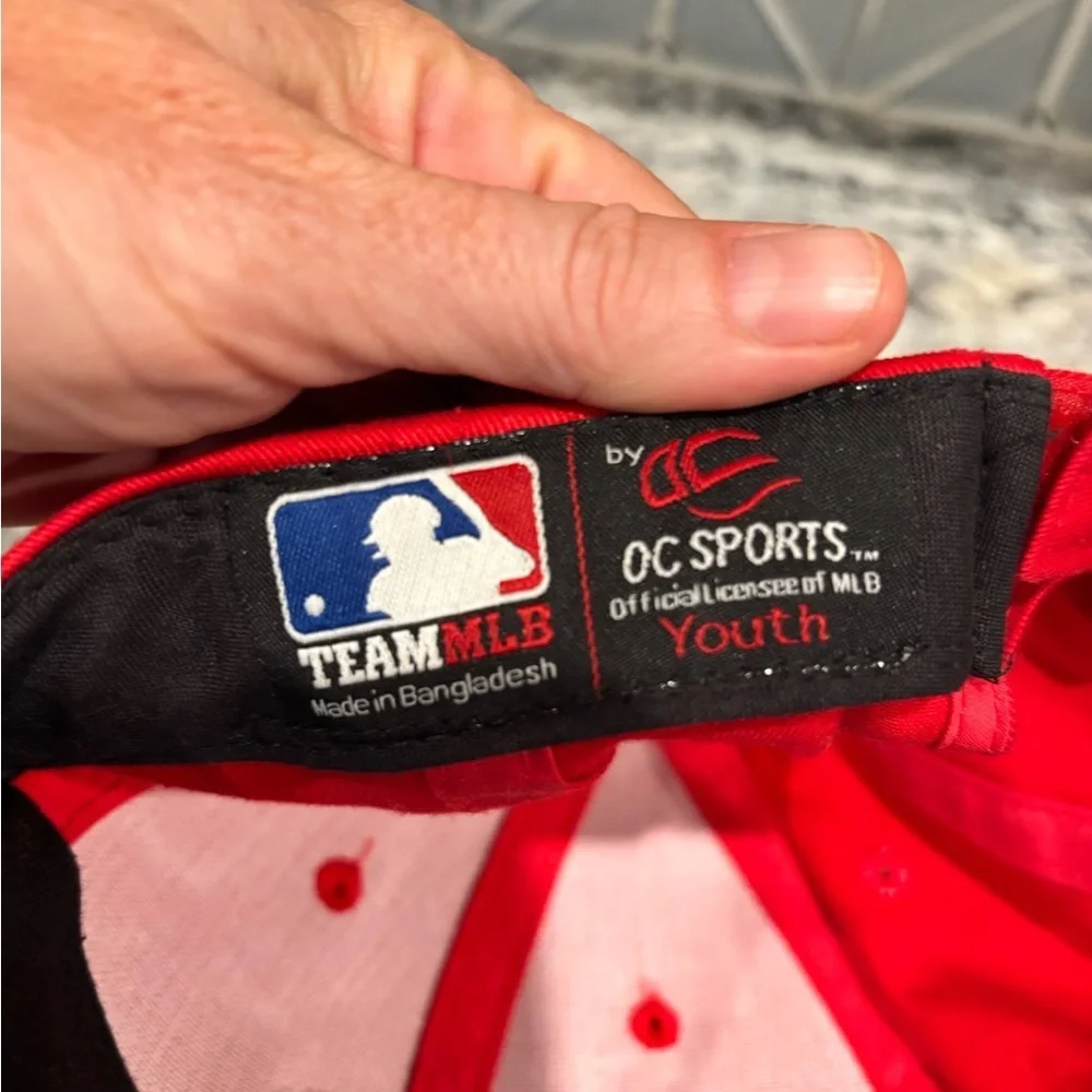 MLB Red and Black Cincinnati Reds Hat